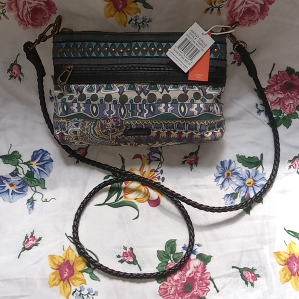 Multi Owl Artist Circle Style Sakroots Campus Mini Convert Alert Shoulder Purse
